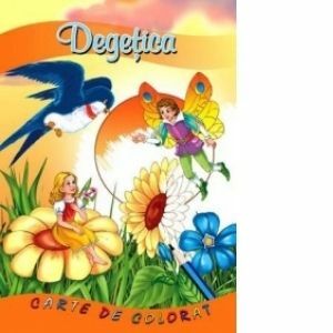 Degetica (carte de colorat + poveste, format B5) imagine