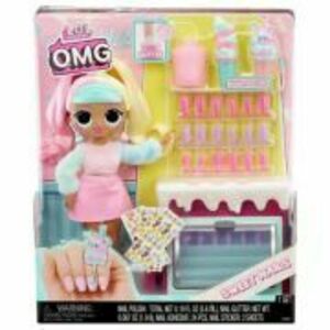 Set papusa cu accesorii OMG Sweet Nails Candylicious Sprinkles Shop imagine
