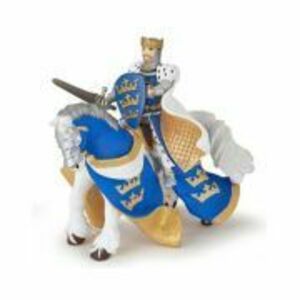 Figurina Regele Arthur, bleu, Papo imagine