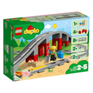 LEGO DUPLO Pod si sine de cale ferata 10872, 26 piese imagine