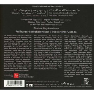 Beethoven: Symphony No.9 'Choral' | Ludwig Van Beethoven, Freiburger Barockorchester, Pablo Heras-Casado imagine