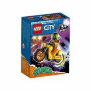 LEGO City. Motocicleta de cascadorie pentru impact 60297, 12 piese imagine