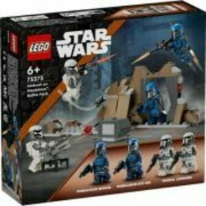 LEGO Star Wars. Pachet de lupta ambuscada pe Mandalore 75373, 109 piese imagine