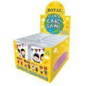 Joc de societate, carti de joc Royal din plastic educative 3 in 1 invata despre tarile Europei, As games imagine