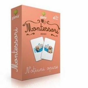 Carti de joc Montessori - Notiuni opuse imagine