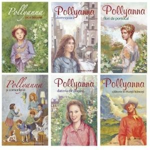 Pachet Pollyanna 6 volume: 1. Jocul bucuriei, 2. Pollyanna domnisoara, 3. Flori de portocal, 4. Pollyanna si comorile ei, 5. Datoria de onoare, 6. Calatorie in Muntii Stancosi imagine