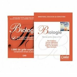 Pachet (2 carti) Biologie teste grila admitere medicina + Manual Biologie a XI-a Niculescu imagine