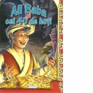 Ali Baba si cei 40 de hoti: carte de colorat imagine