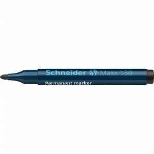 Marker permanent Schneider 130, varf rotund, 1-3 mm, negru imagine