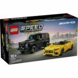 LEGO Speed Champions. Mercedes-AMG G 63 si Mercedes-AMG SL 63 76924, 808 piese imagine
