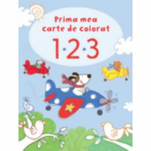 1 2 3. Prima mea carte de colorat imagine