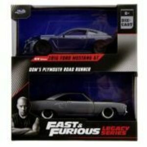 Set Fast and Furious 2 masini metalice Ford Mustang 1: 32 imagine