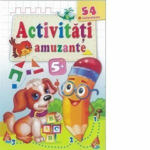 Activitati amuzante. Catelusul. 54 autocolante 5 ani+ imagine