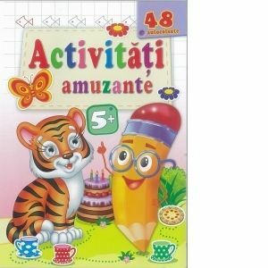 Activitati amuzante. Tigrisorul. 48 autocolante 5 ani+ imagine