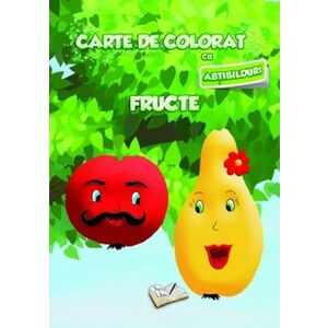 Fructele. Carte de colorat imagine