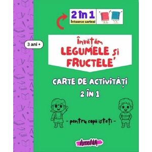 Carte de activități Învățăm Legumele și Fructele imagine