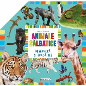 Carte pop-up. Animale salbatice | imagine