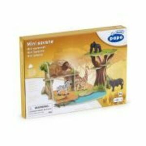 Set mini display Savana, Papo imagine