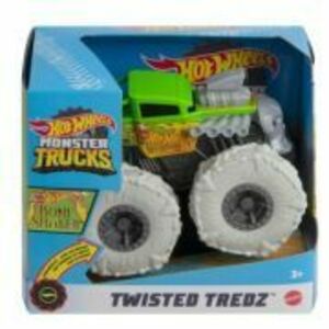 Masinuta Twister Tredz Bone Shaker scara 1: 43, Hot Wheels Monster Truck imagine