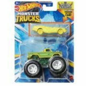 Masinuta metalica Midwest Madness, Hot Wheels Monster Truck imagine