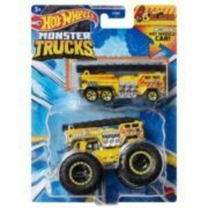 Masinuta metalica 5 alarm, Hot Wheels Monster Truck imagine