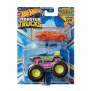 Masinuta metalica Rodger Dodger, Hot Wheels Monster Truck imagine