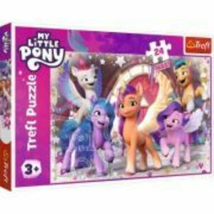 Puzzle 24 Maxi. My Little Pony O zi frumoasa, Trefl imagine