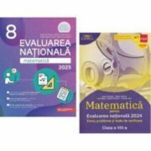 Pachet Evaluarea Nationala 2024-2025 Matematica pentru clasa a 8-a - Marius Perianu, Gabriel Popa imagine