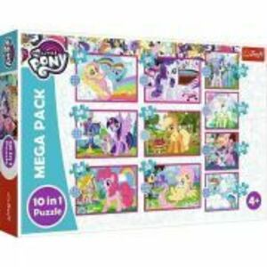 Puzzle 10in1 My little pony, Poneii uimitori, Trefl imagine