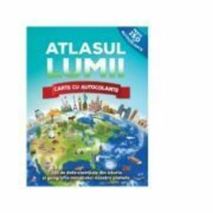 Atlasul lumii. Carte cu autocolante imagine