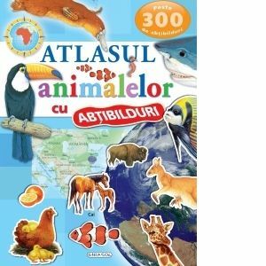 Atlasul animalelor cu abtibilduri imagine